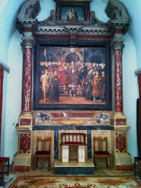 main altar all saints blato