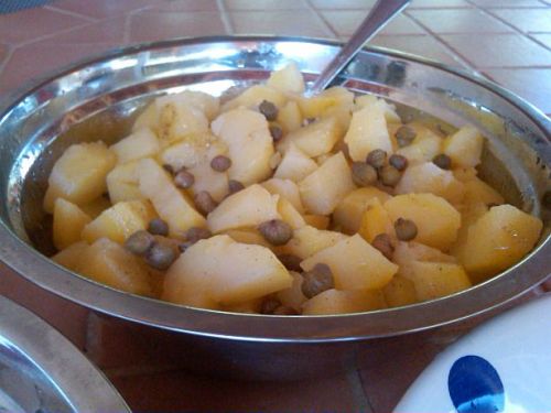 potatoes and capers